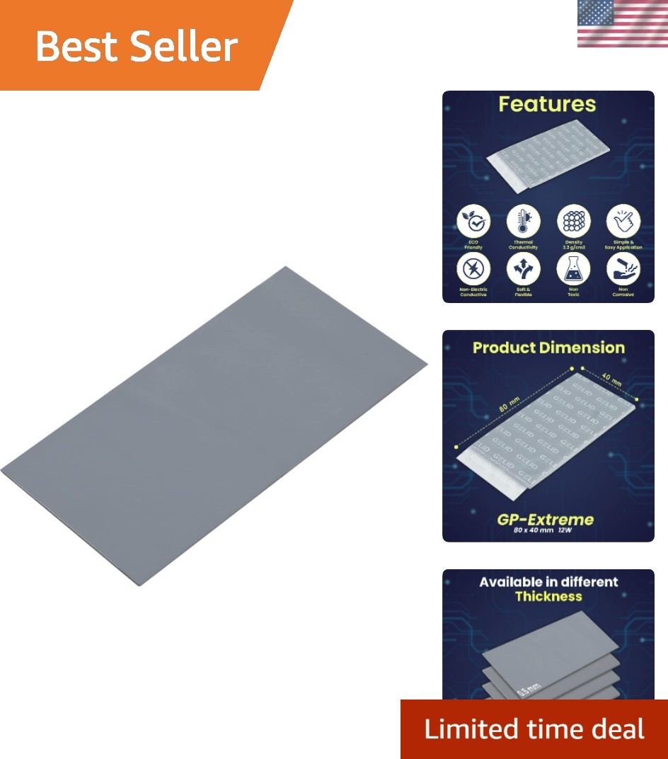 GP-Extreme 80x40x0.5mm Thermal Pad - Easy Install, Perfect for Heat Management