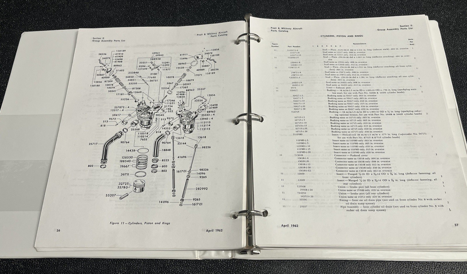 Twin Wasp S1C3G Engines Part Catalog Part 111464 Pratt & Whitney Copy