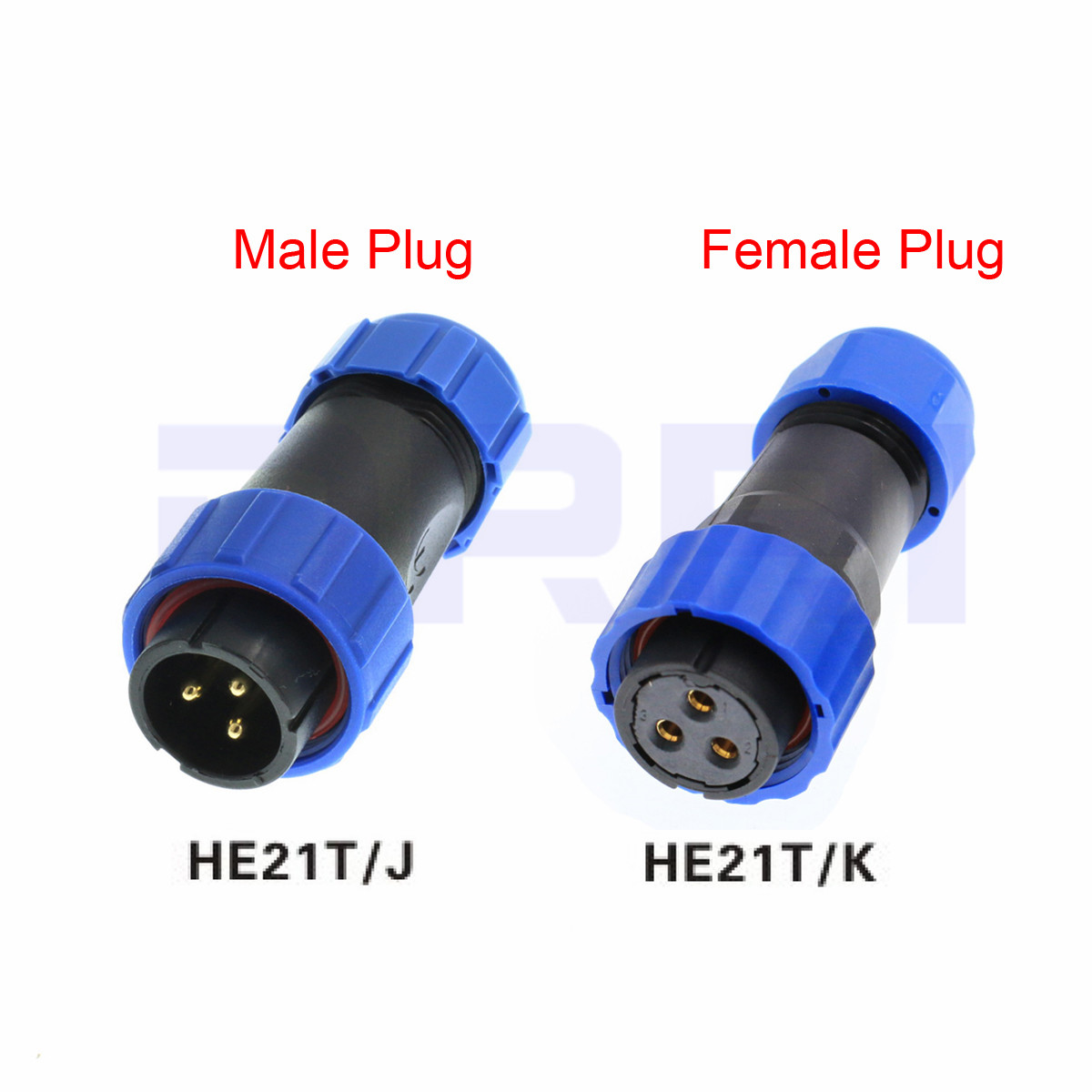 SP21 2 3 4 5 6 7 8 9 10 12 Pin Plug & Socket with screw flange type connector
