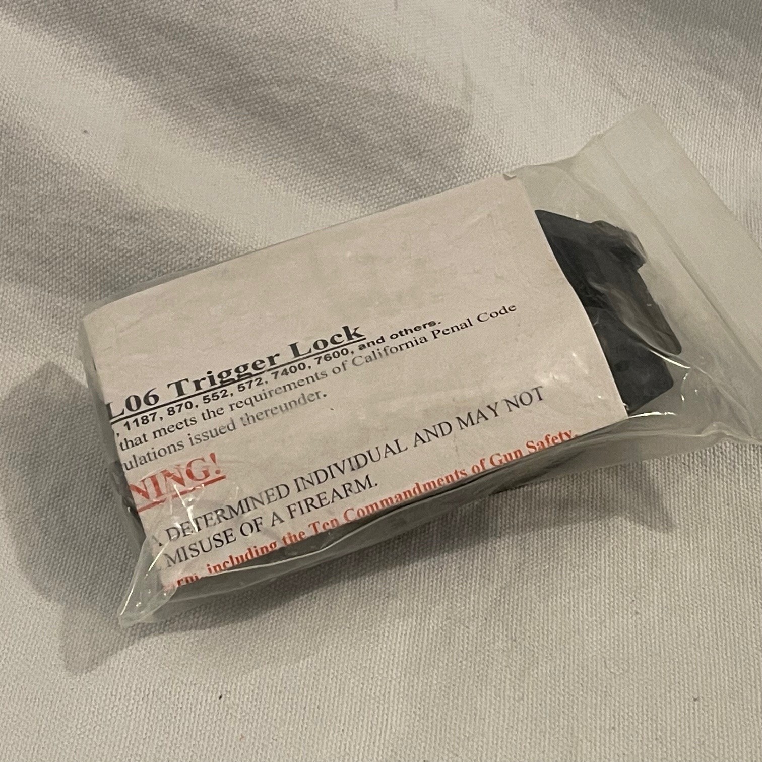 Regal Model RTL 06 Trigger Lock For Remington Rifles & Shotguns Open Box
