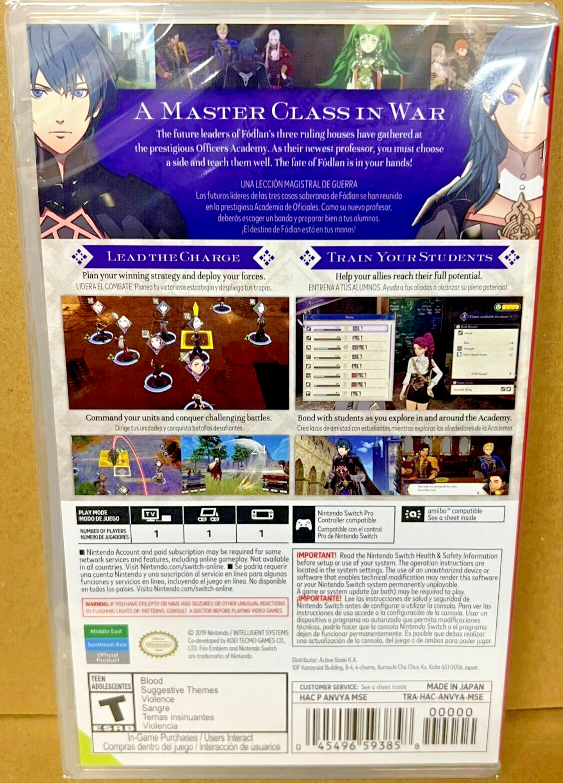 Fire Emblem: Three Houses Switch Brand New Game Special (2019 Tactical RPG)