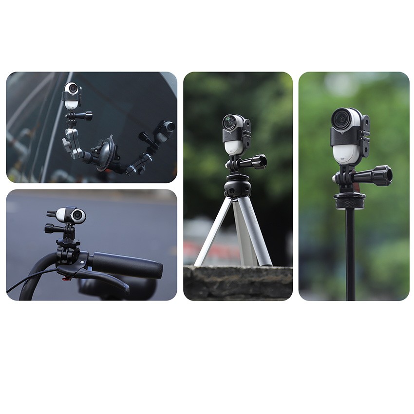 Plastic Foldable Vertical-Horizontal Mount Adapter for Insta360 GO 3S/GO 3