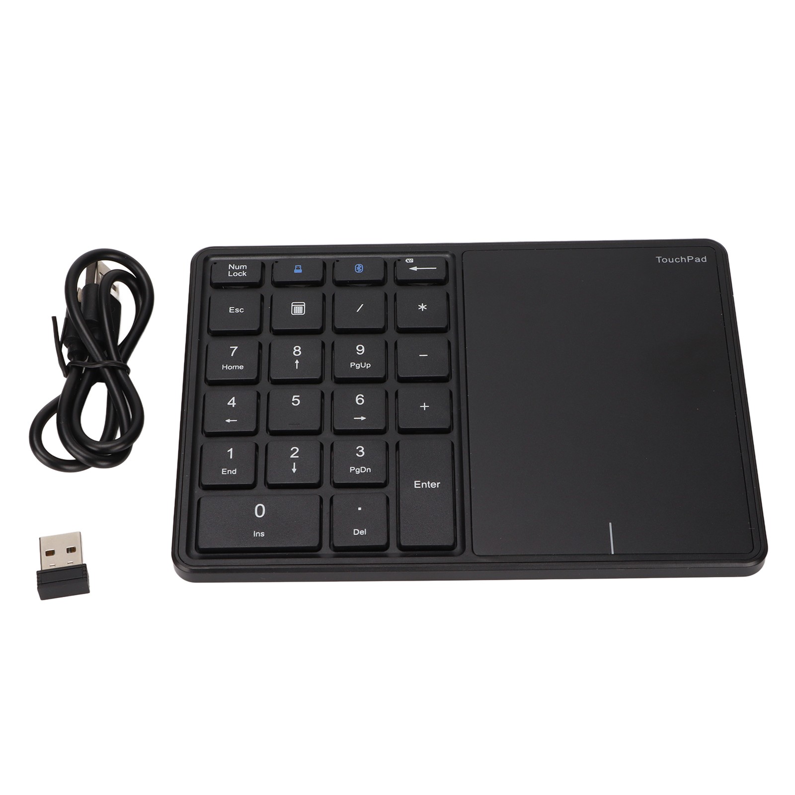 2 In 1 Wireless Number Pad Touchpad Portable BT4.2 For IOS Premium