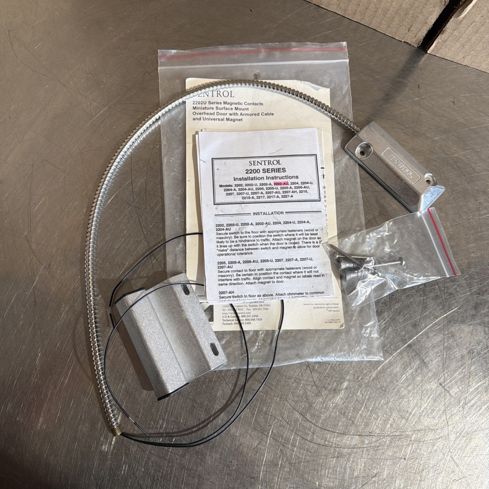 Sentrol Magnetic Contacts 2202AU