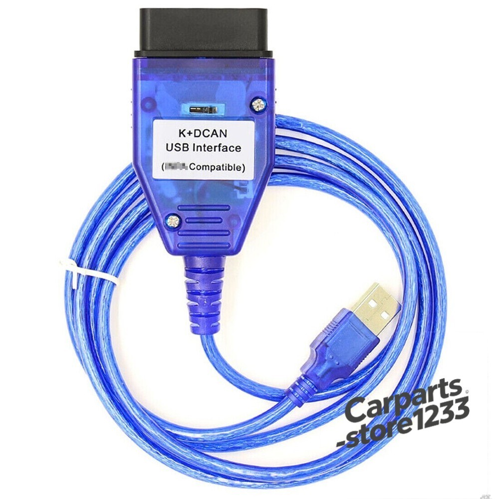 K+DCAN OBD2 Cable with Switch For BMW FTDI FT232RL Tools EDIABAS NCS Expert ISTA