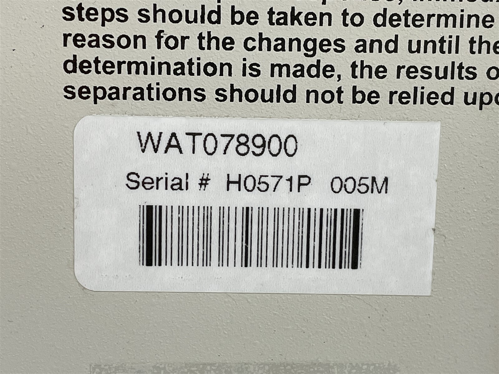 WATERS 717PLUS CHROMATOGRAPHY AUTOSAMPLER WAT078900 + HEATER COOLER MODULE