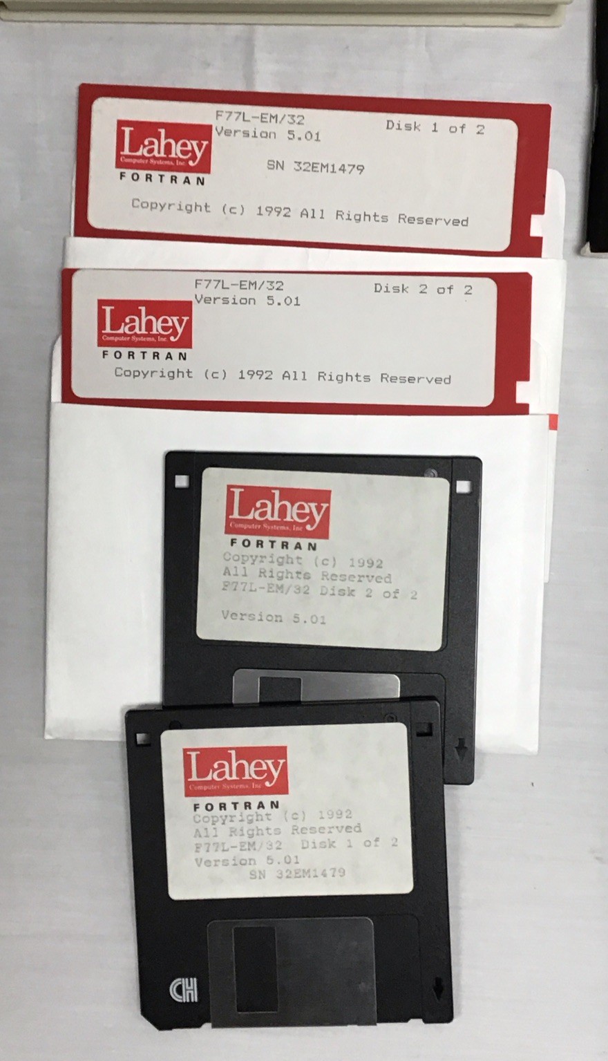 F77L EM/32 Lahey Fortran Language Systems
