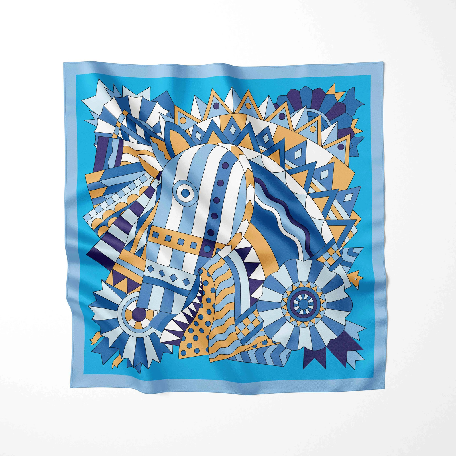 70cm*70cm Fashion 2025 Kerchief Summer New Chiffon Scarf For Women Bandana Sc
