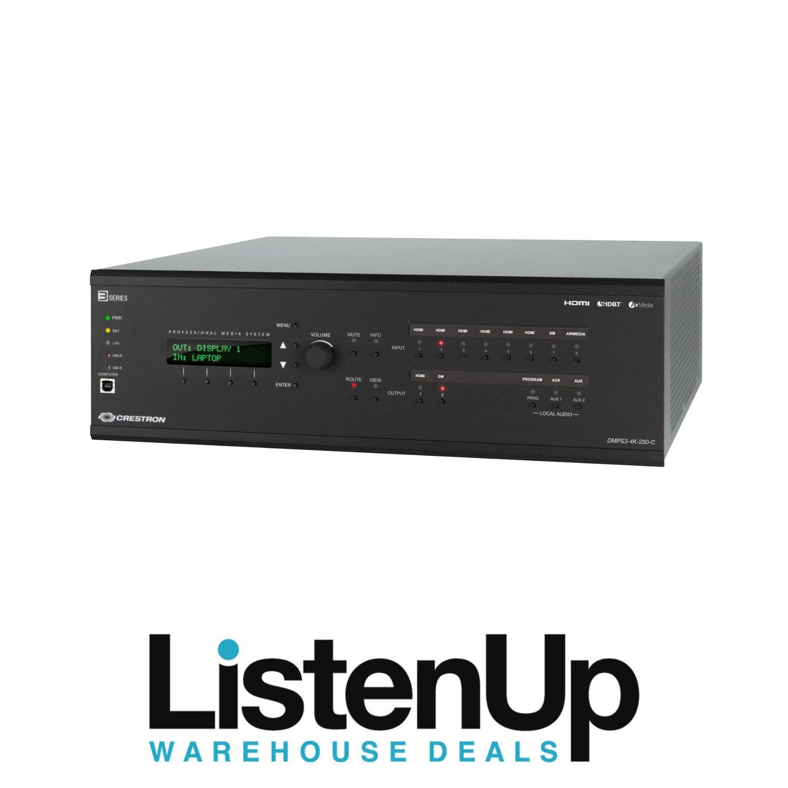 Crestron DMPS3-4K-250-C-AIRMEDIA 3-Series 4K DigitalMedia Presentation System