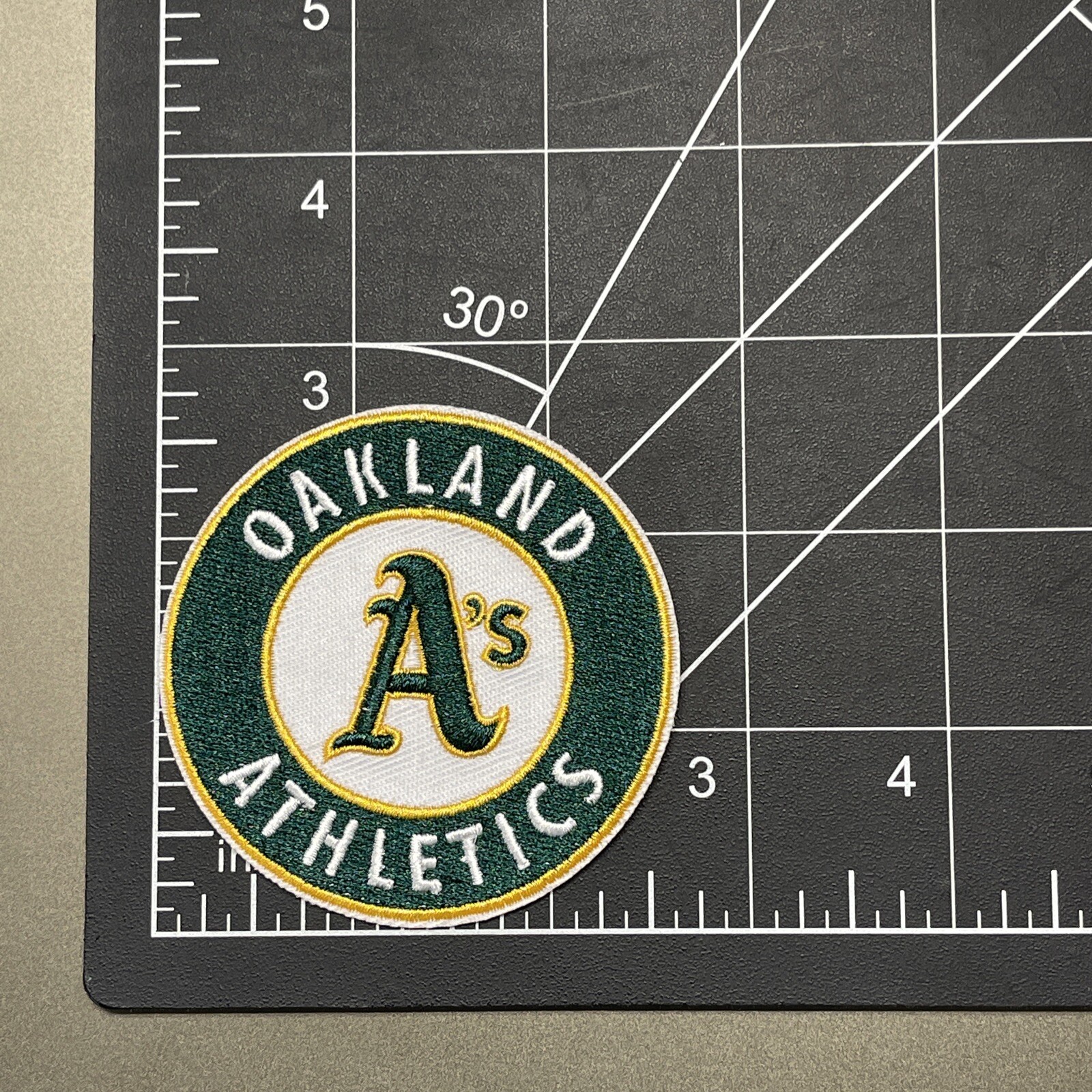 Oakland Athletics Patch Embroidered Iron 2.75x2.75 Inch