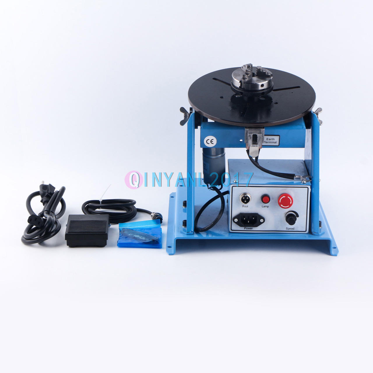 1pc 1-12RPM 10KG Light Duty Welding Turntable Positioner with 65mm Chuck HD-10