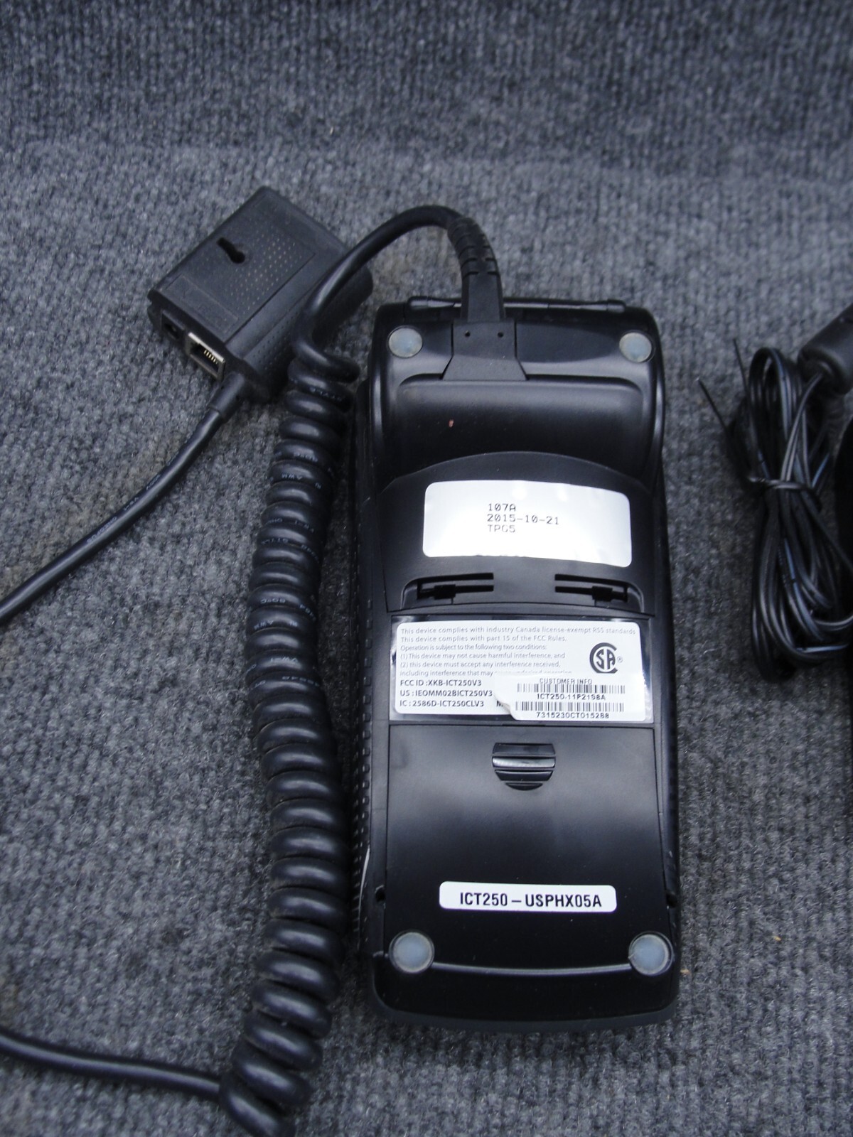 Ingenico iCT250 Credit Card Terminal Reader ICT250