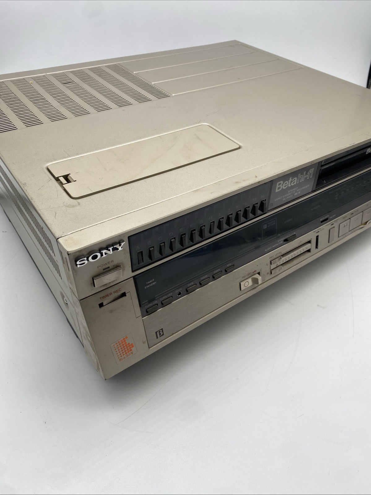 Sony Betamax Beta Tape Player Hi-Fi Stereo SL-5200 VCR Vintage - Parts Or Repair