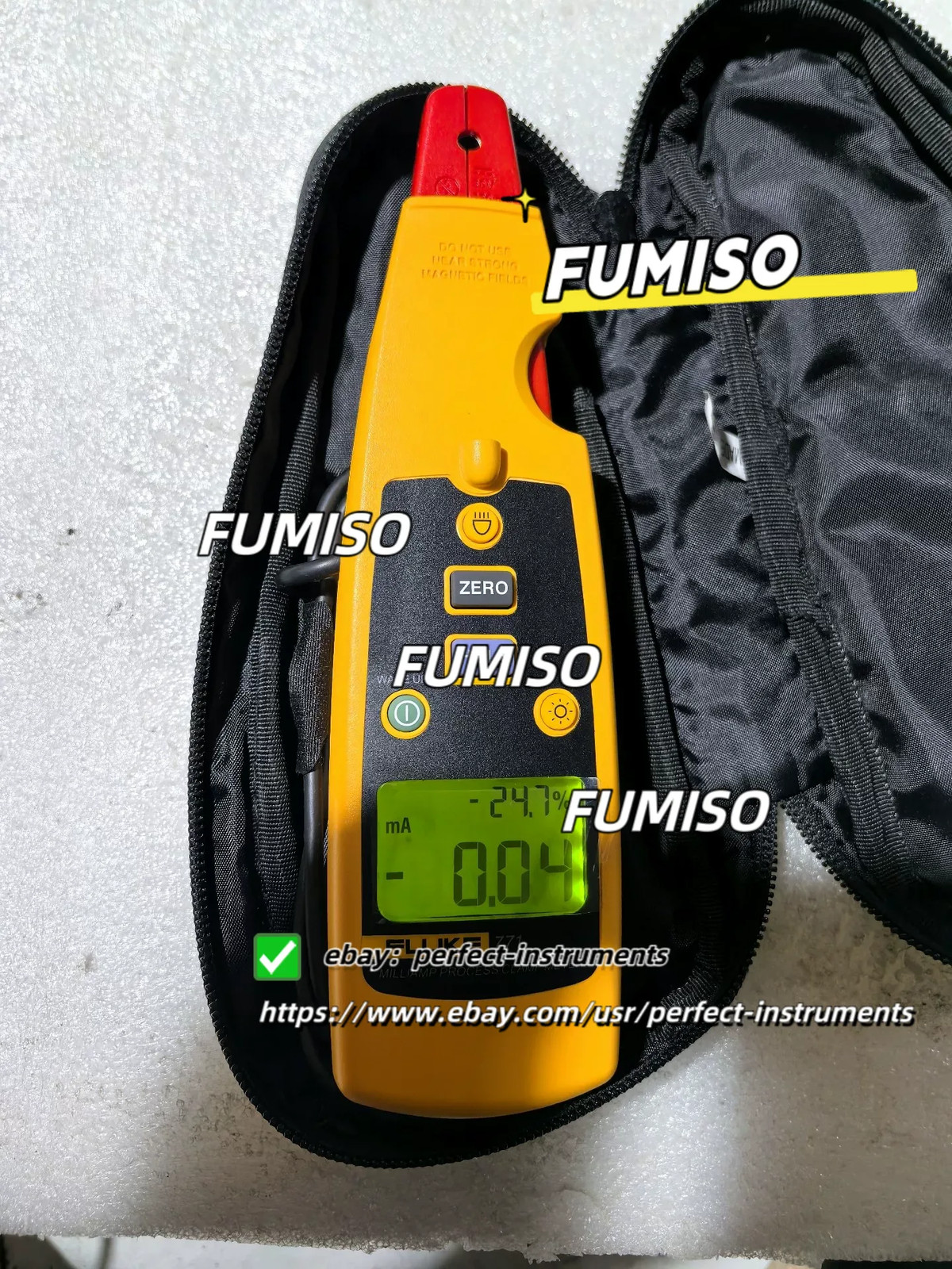 Fluke 771 mA MilliAmp Process Clamp Meter Calibrator#per