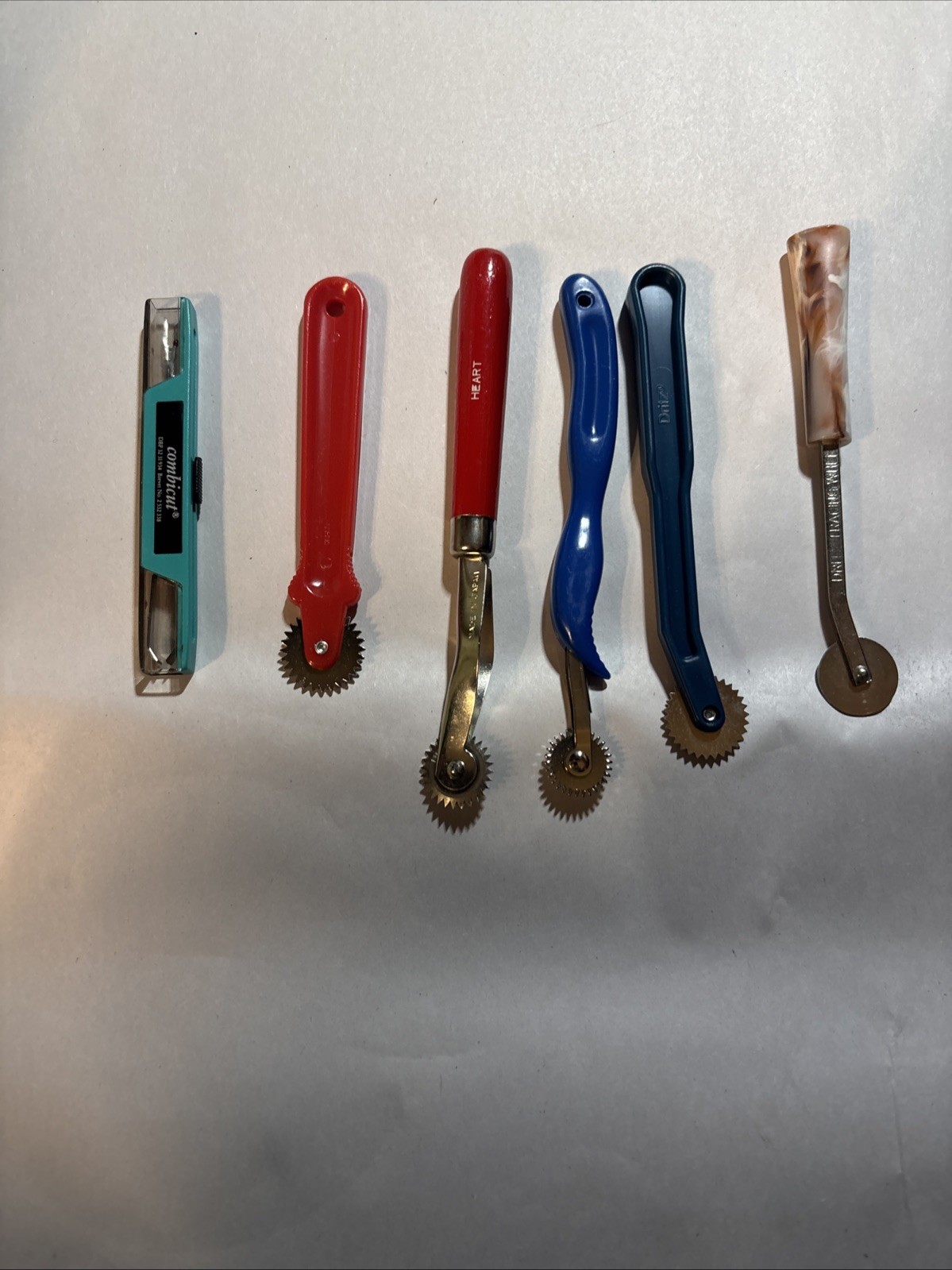 Vintage Lot Of  5 Tracing Tools And 1 Tweezer