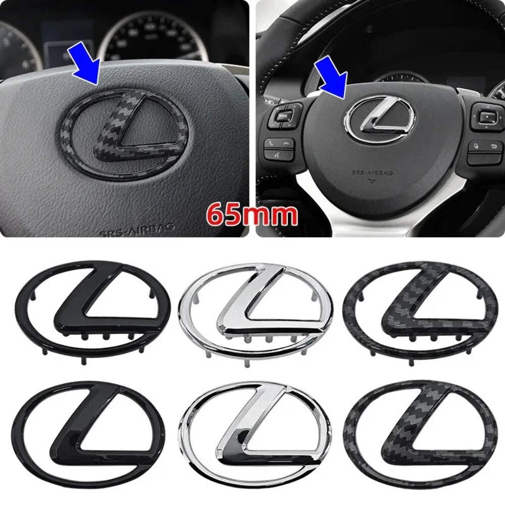 ABS Steering Wheel Center Emblem Sticker for Lexus RX NX ES IS GX LX UX CT GS F