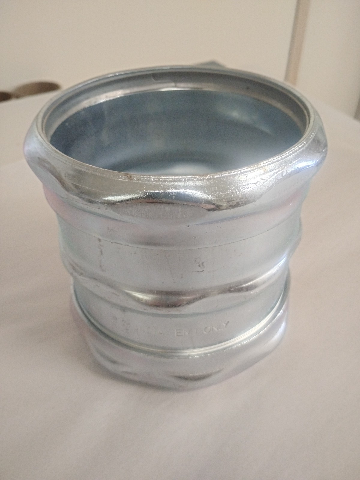 4" Steel EMT Compression Coupling For 4" EMT Conduit Pipe. New