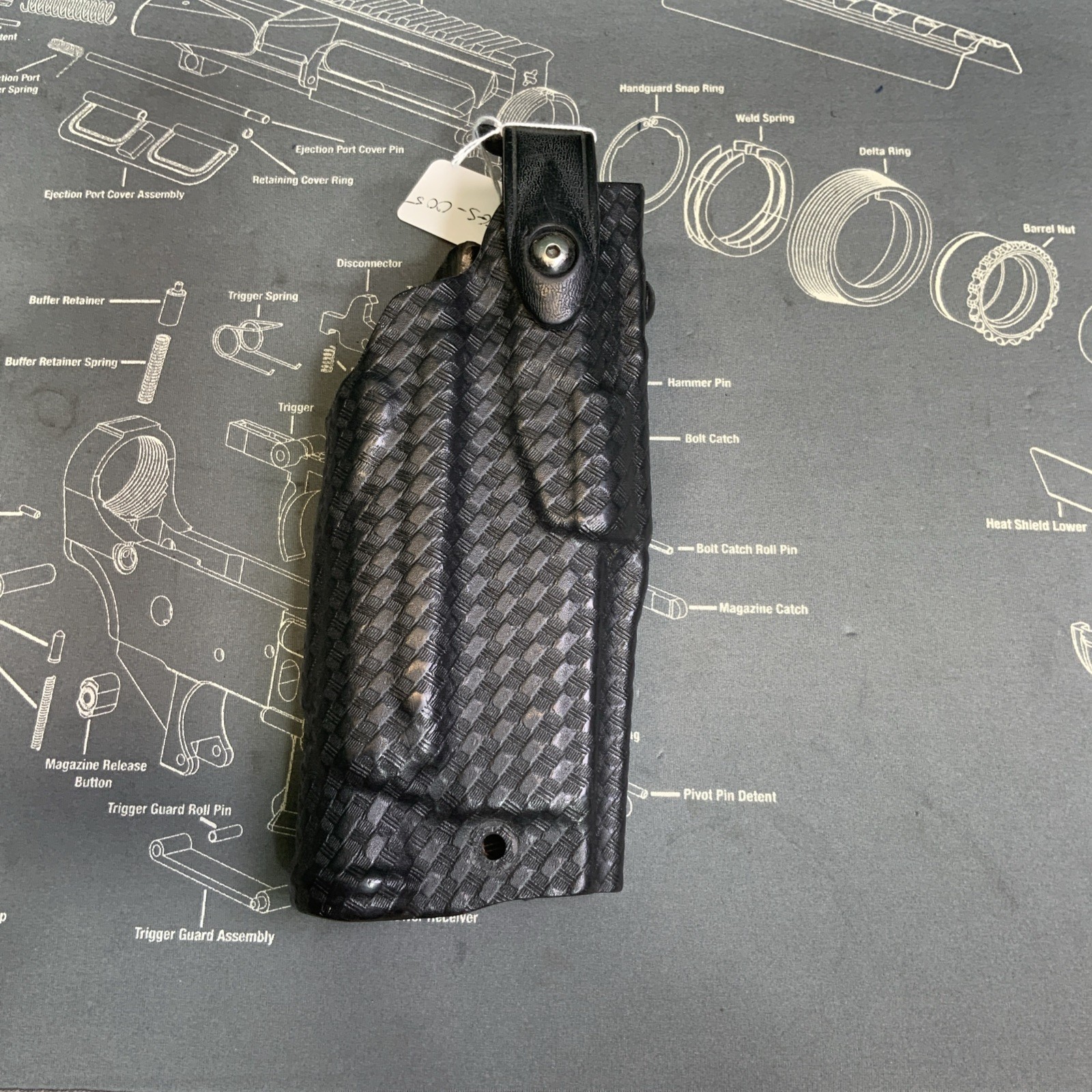 Safariland Basketweave Duty Holster 6360-4502 RH SIG P-320 5” IT M3 LIGHT