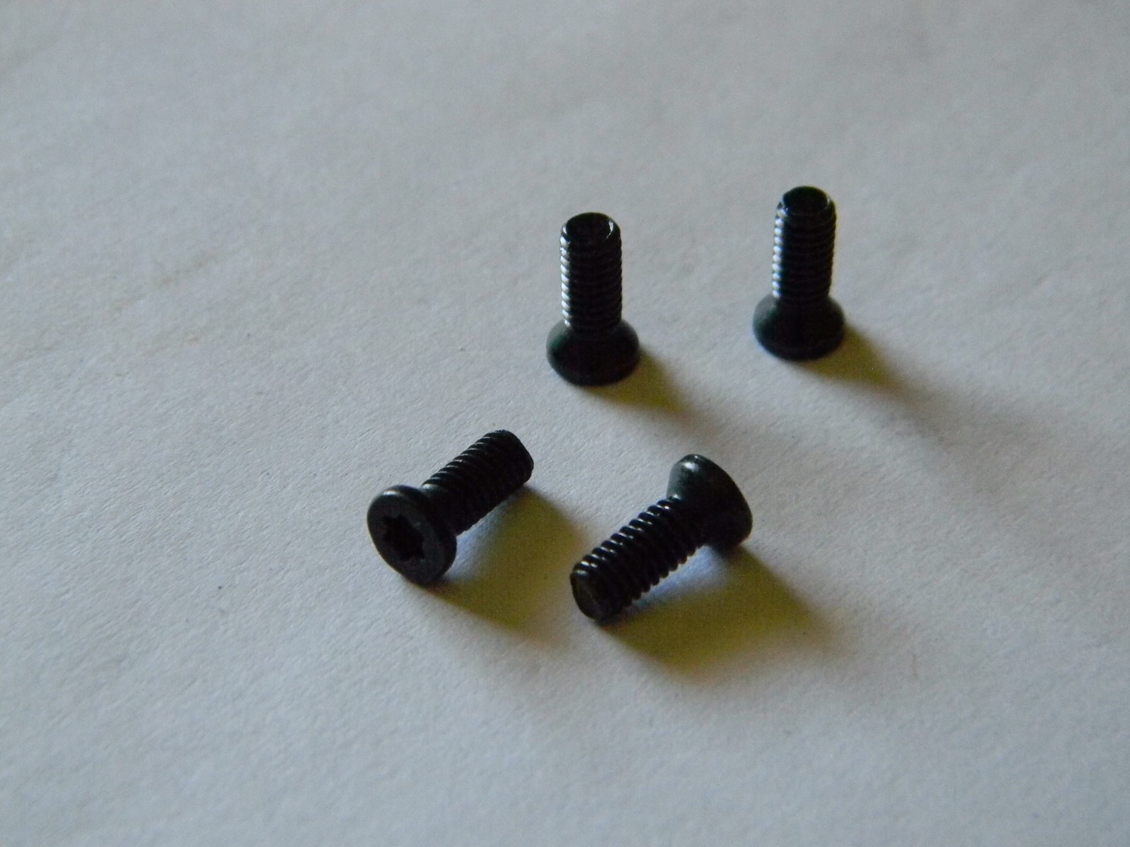Gun Screws- Blued Star Drive Weaver Style Oval Head 6-40 X 3/8" (4)