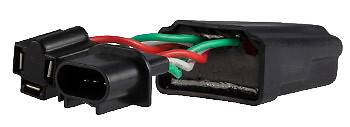 Truck-Lite 96830 7" Round LED PWM Anti-Flicker Harness H4 to H13 Adapter Jeep JK