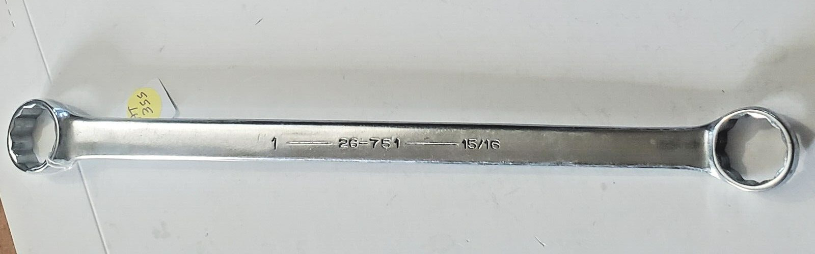 Armstrong-Armaloy 26-751 12 Point 15/16"-1" Chrome Offset Box End USA   HT#355