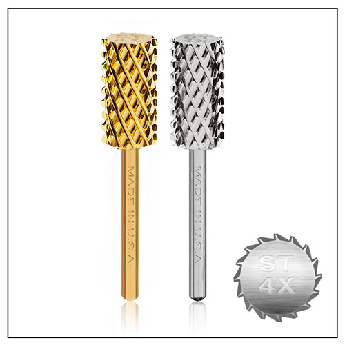 Quality Nail Drill Carbide Bit Large/ Small Barrel 3/32, Made in USA - 2pcs