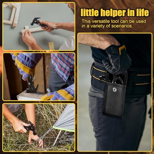 ZOOI - 12 in 1 Hammer Multitool - Camping Multitool & Pocket Multitool