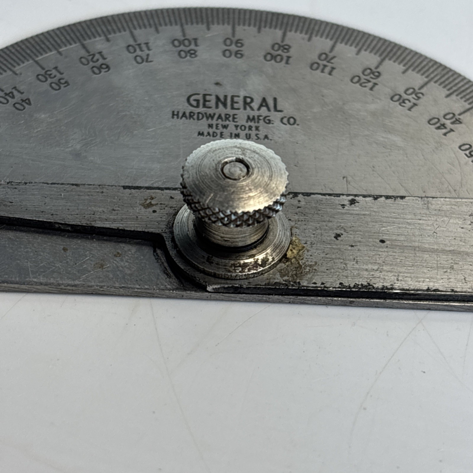 General Hardware No 18 Protractor Stainless Steel USA