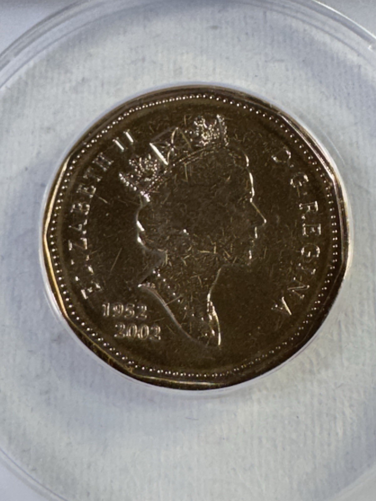 2002 Canada $1 Loonie Graded MS 68 by ANACS