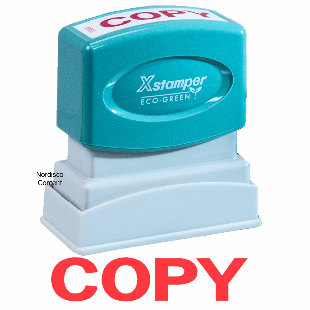 Xstamper 1359 COPY Stamp, Red Pre-inked Stamp