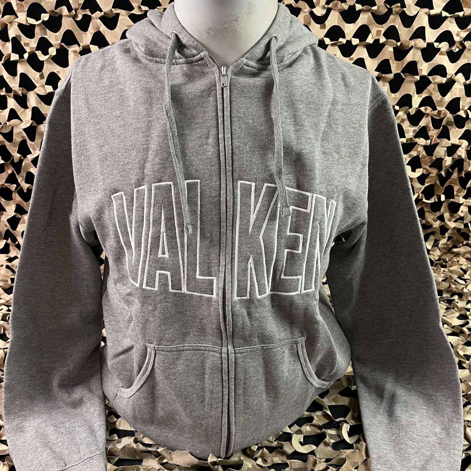 NEW Valken Pumped Pull Over Hooded Sweatshirt - Grey - Small