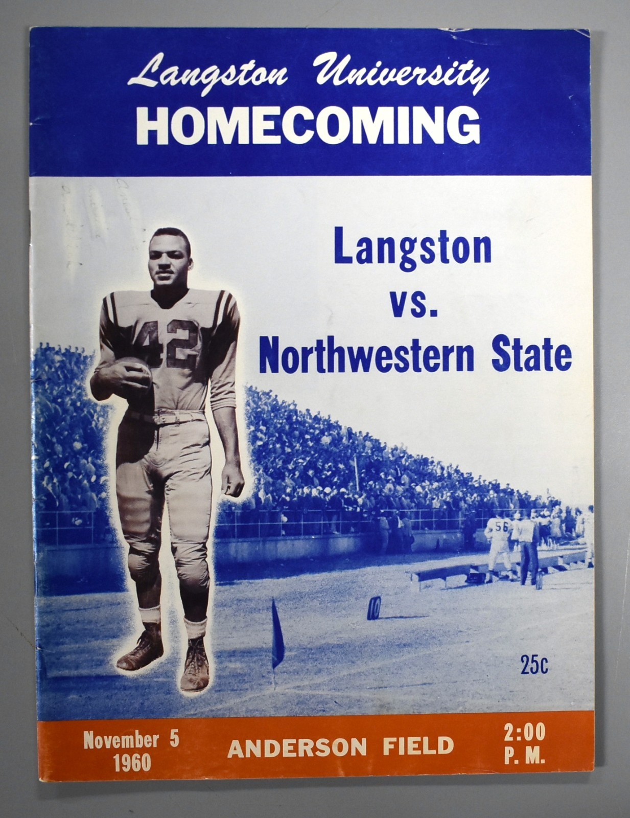 Langston vs Northwestern State November 5th 1960 Official Game Program