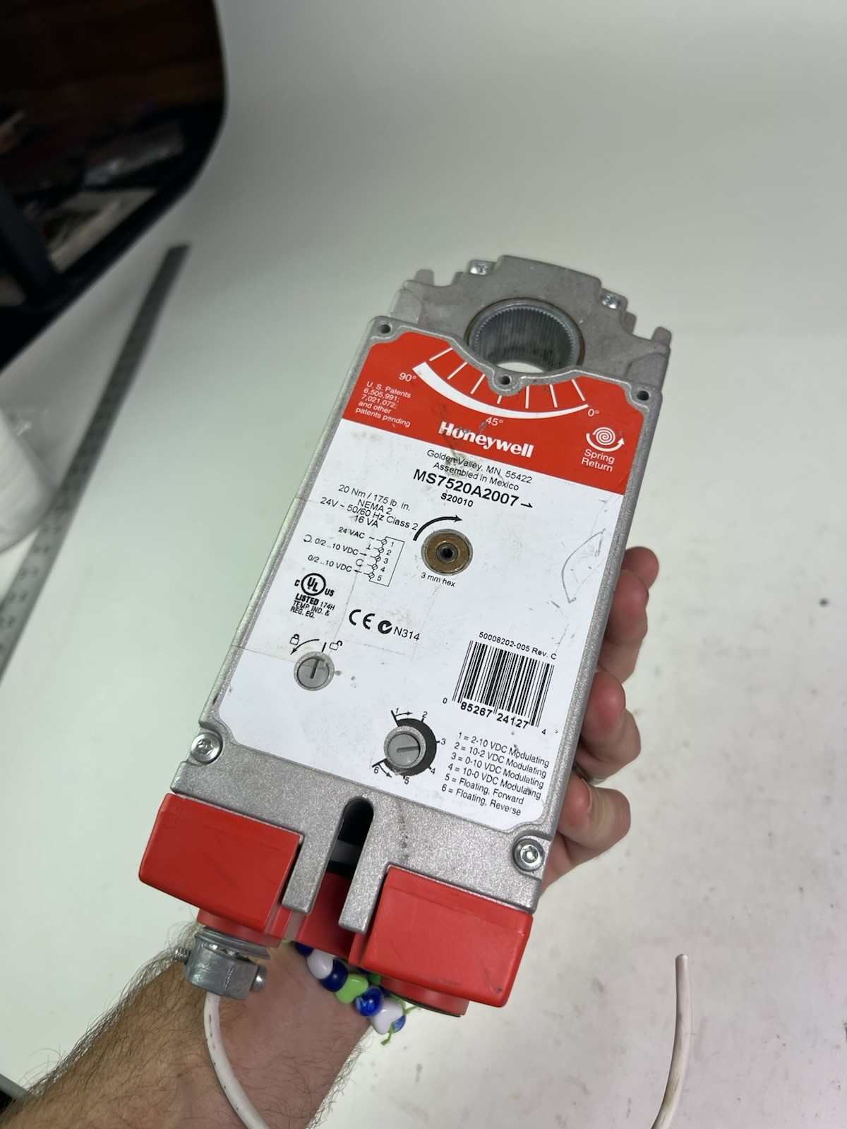 Honeywell MS7520A2007 Damper Actuator