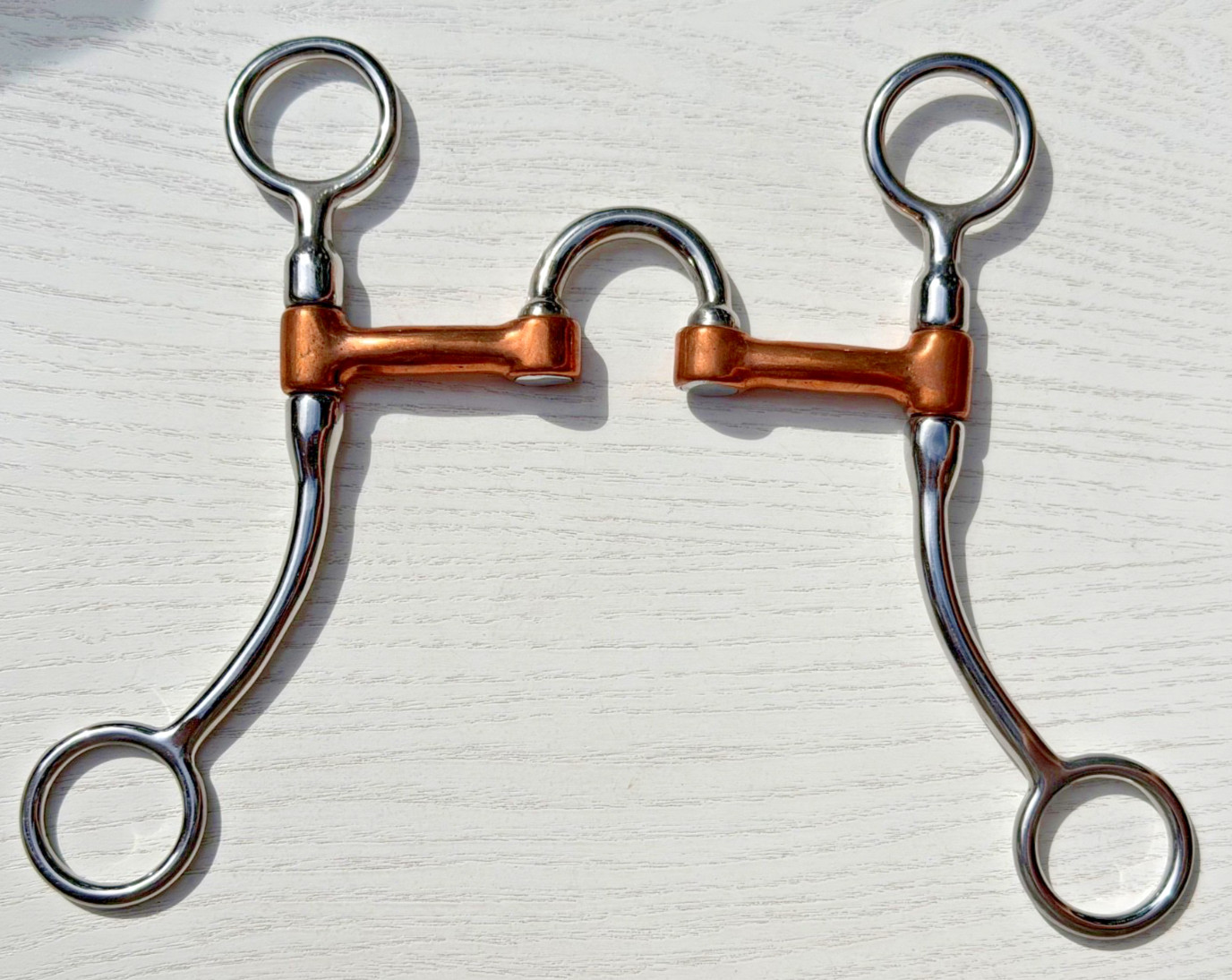 WEAVER SHANK BIT New COPPER CORRECTION MOUTH, SS Shanks