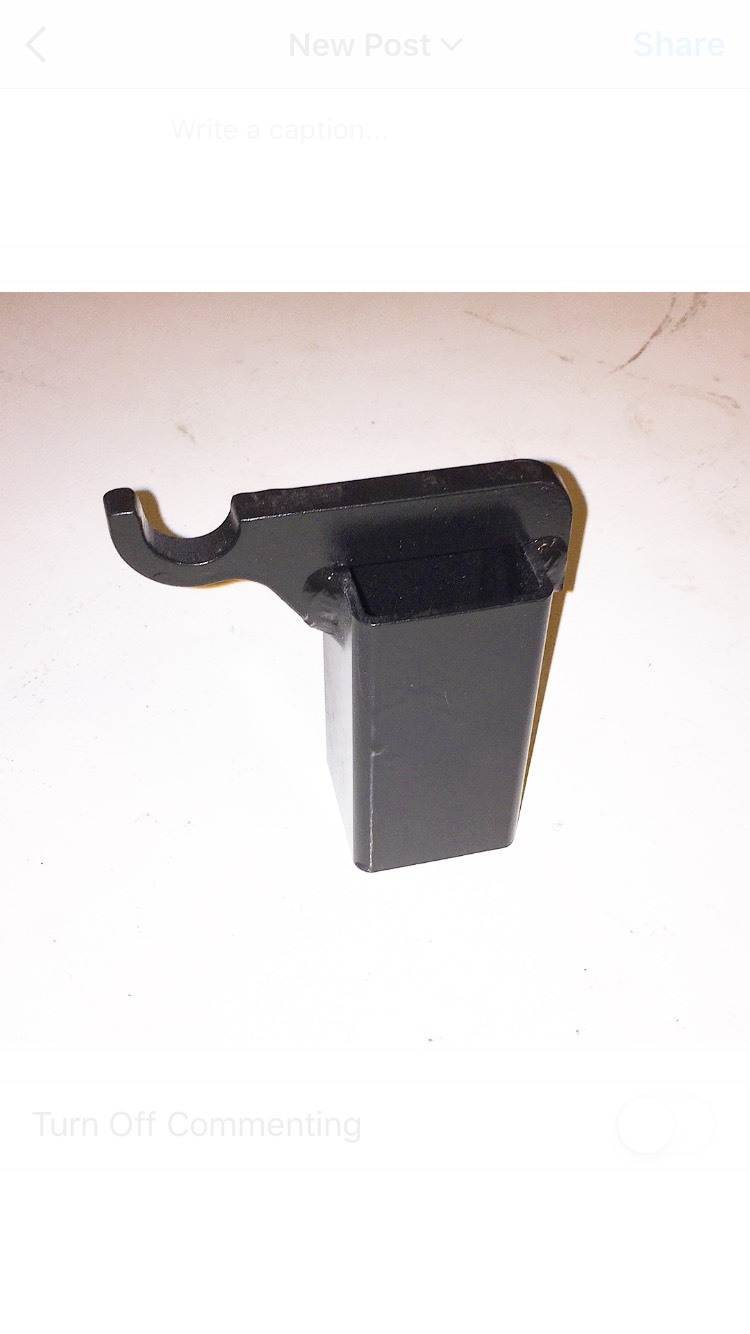 AR500 Target Hanger 2 X 2 Or T POST Topper Hook