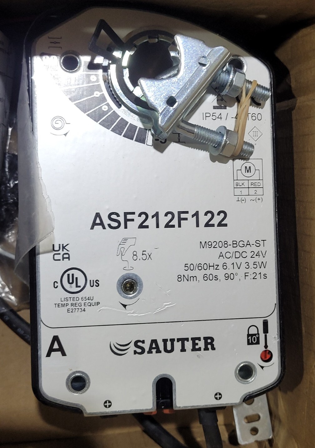 Sauter M9208-BGA-ST Damper Rotary Actuator-24V  ASF212SF122