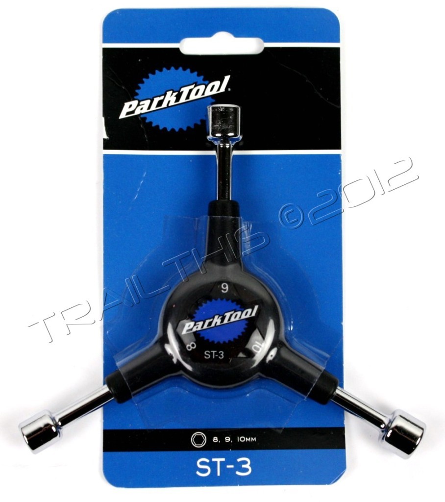 Park Tool ST-3 Three Way 8mm 9mm 10mm Socket Wrench Bicycle Repair Tool