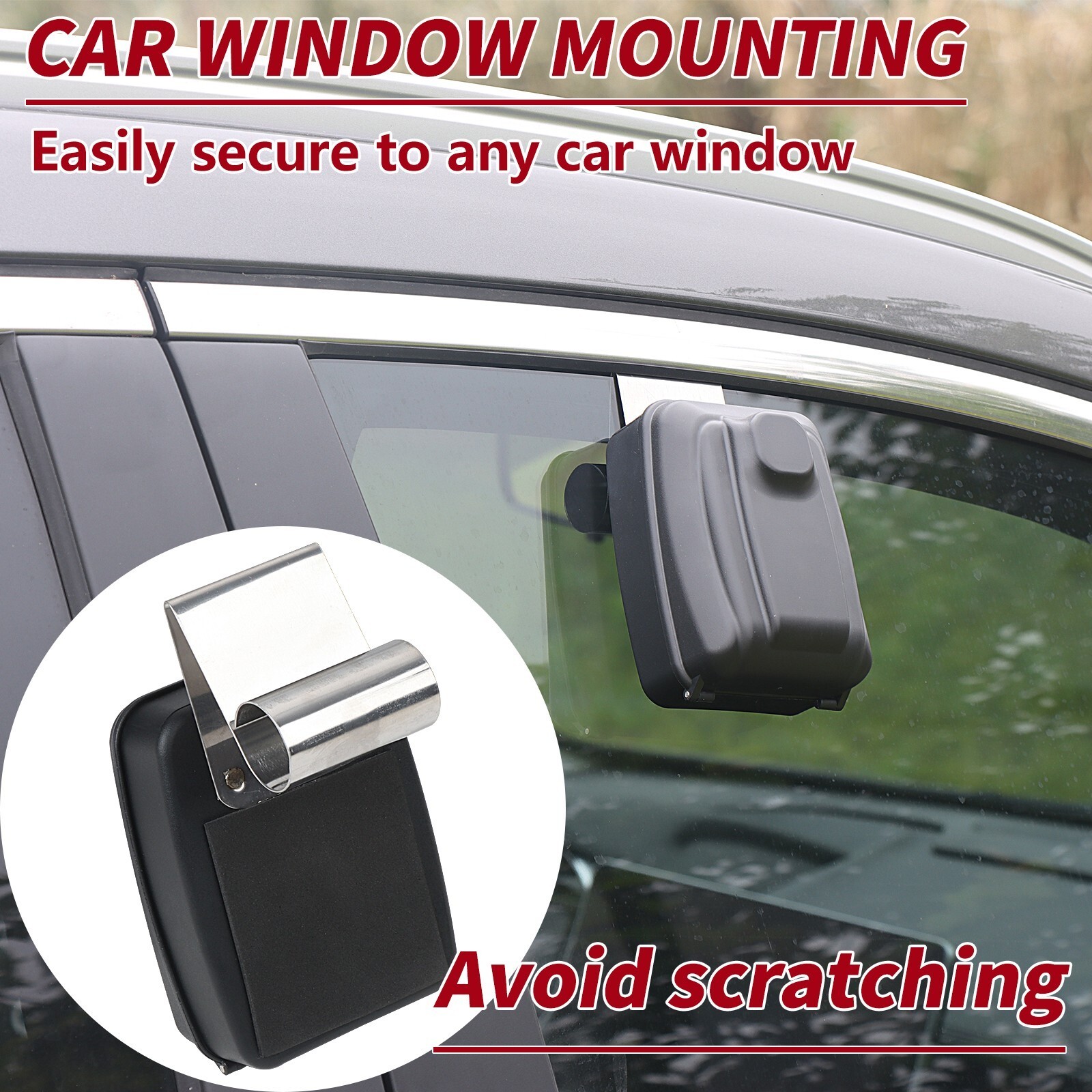 Car Lock Box Punch Button Window Mount Key Safe Box Storage Portable for Turbo