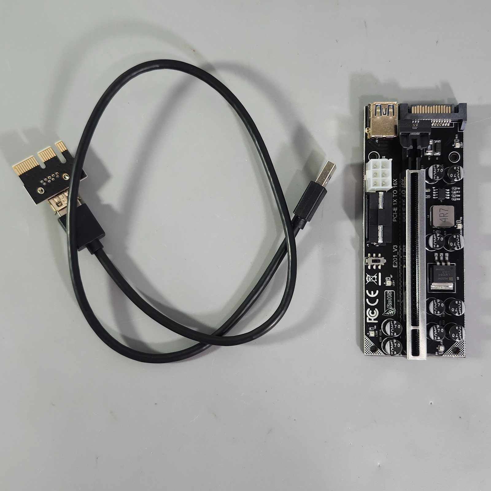 Mailiya V009s Pro PCIe Riser GPU Riser Card for Crypto Mining ETH 6-Pack