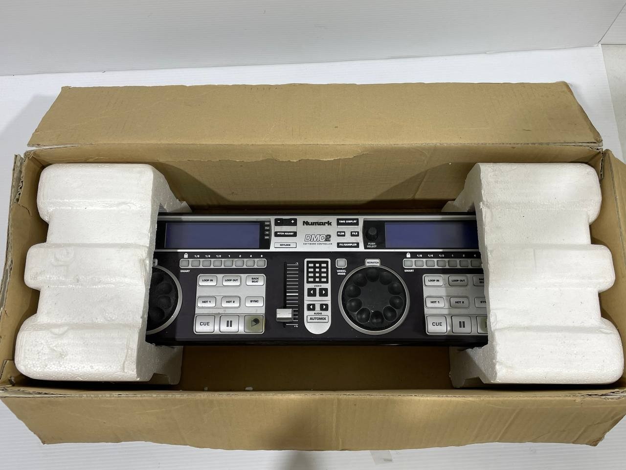 Numark DMC2 PROFESSIONAL RACKMOUNT DJ SOFTWARE CONTROLLER - No Cord, Untested.