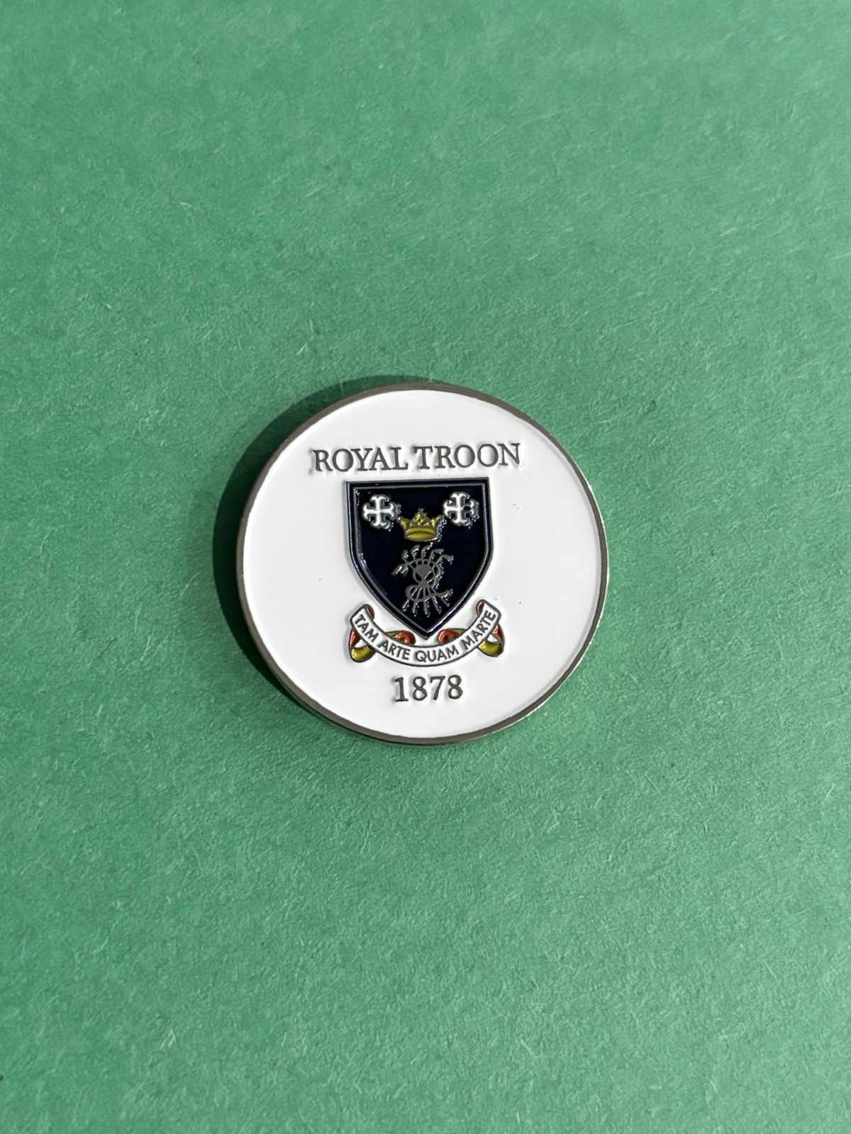 Royal Troon Golf Club - 1.25” RARE Coin Ball Marker - Tartan!