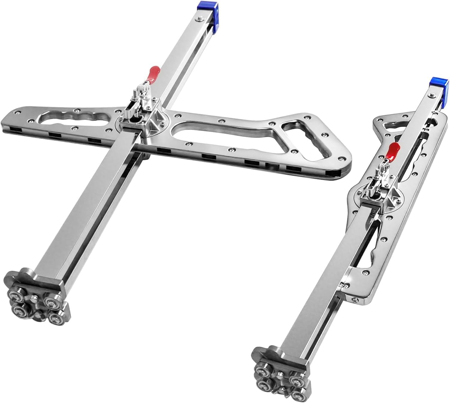 Foldable Drywall Cutting Tool, Hand Push Gypsum Drywall Cutter Aluminum Alloy