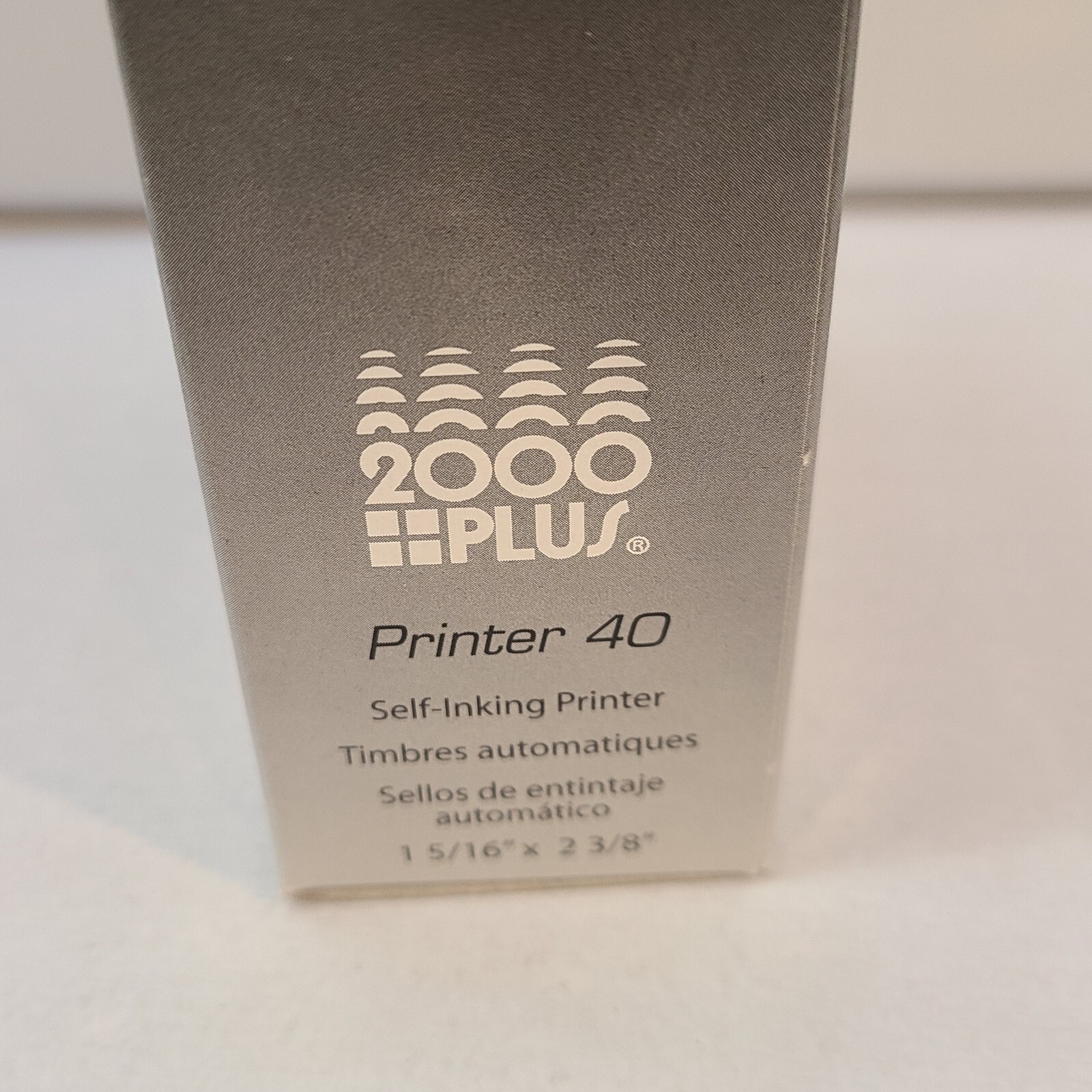 2000 Plus Printer 40 Custom Message Stamp Self-Inking Printer 1-5/16" x 2-3/8"
