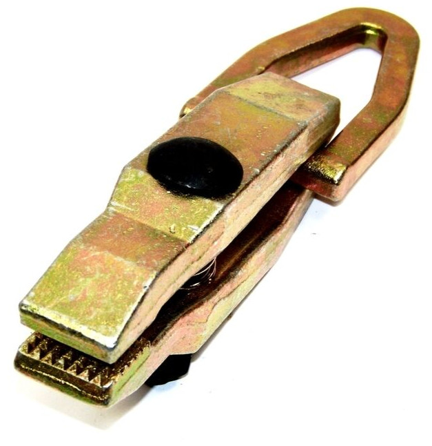 H D 2 Ton  Self-Tightening Single Way Long Nose Pull Clamp Grips & Auto Body