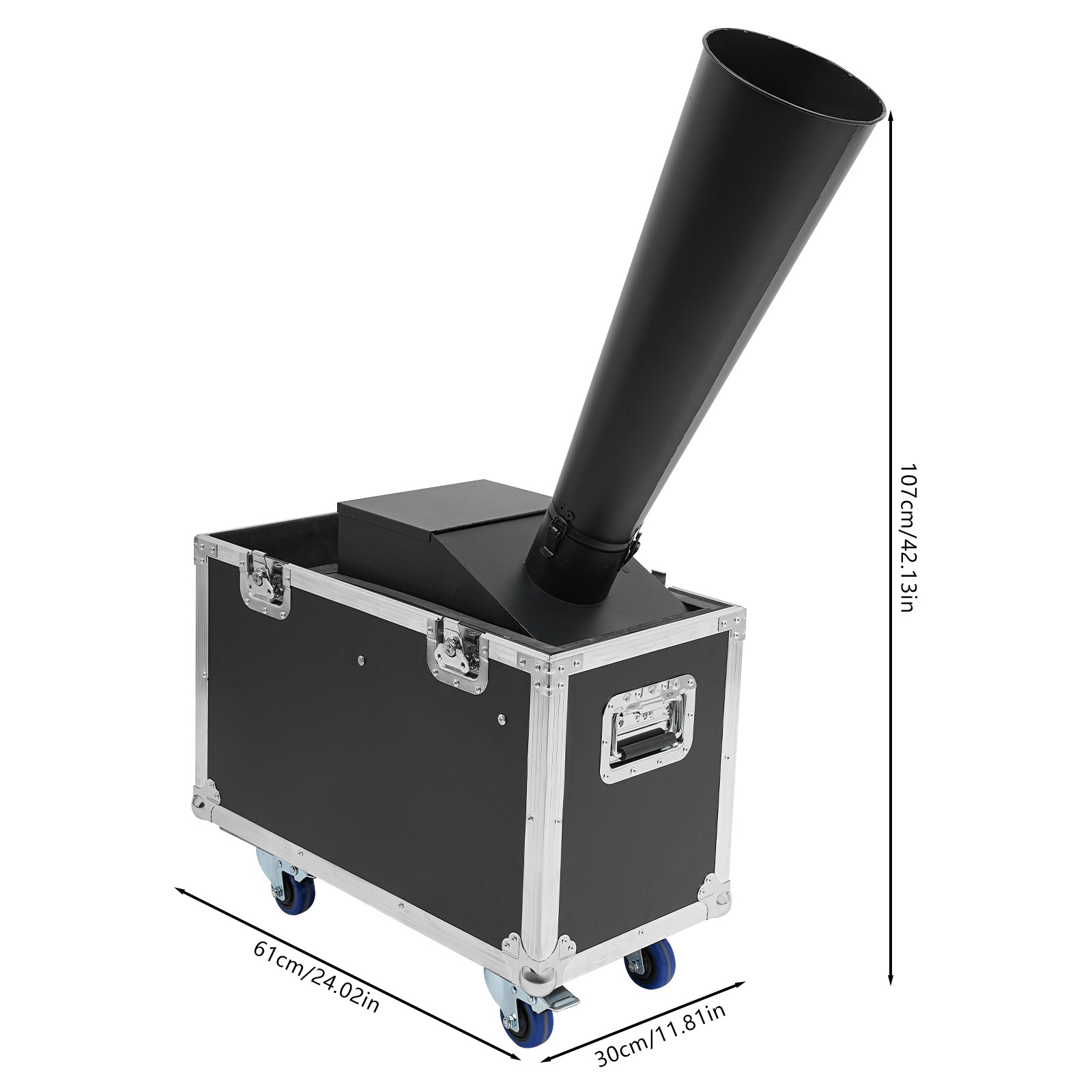 CO2 Confetti Machine w/ Flight Case Confetti Blaster Jet 19.68FT Jetting Height