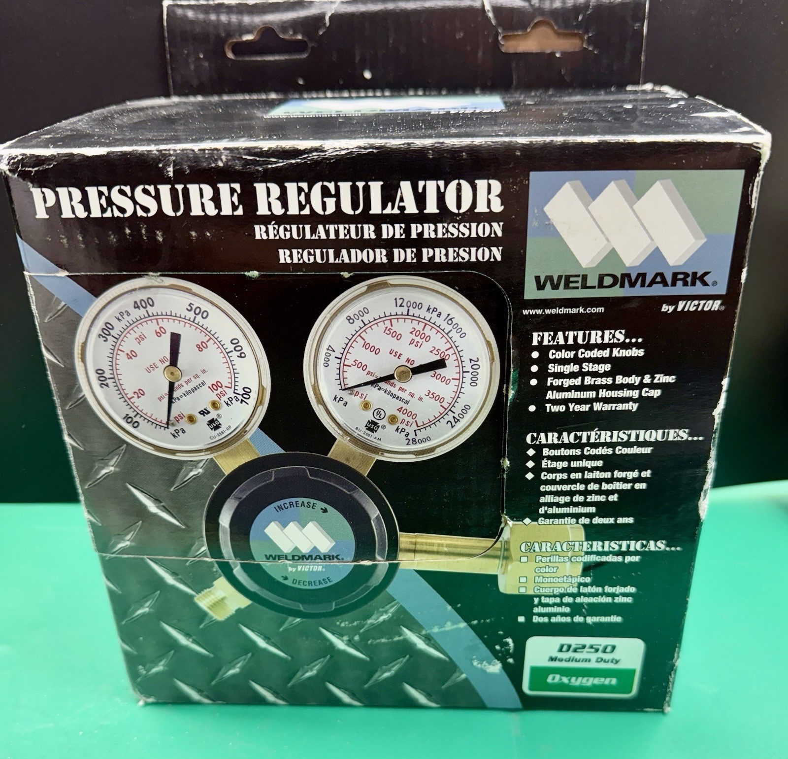 VICTOR WELDMARK D250-80-580 MED DUTY OXYGEN REGULATOR 0781-9162 💥FREE SHIPPING