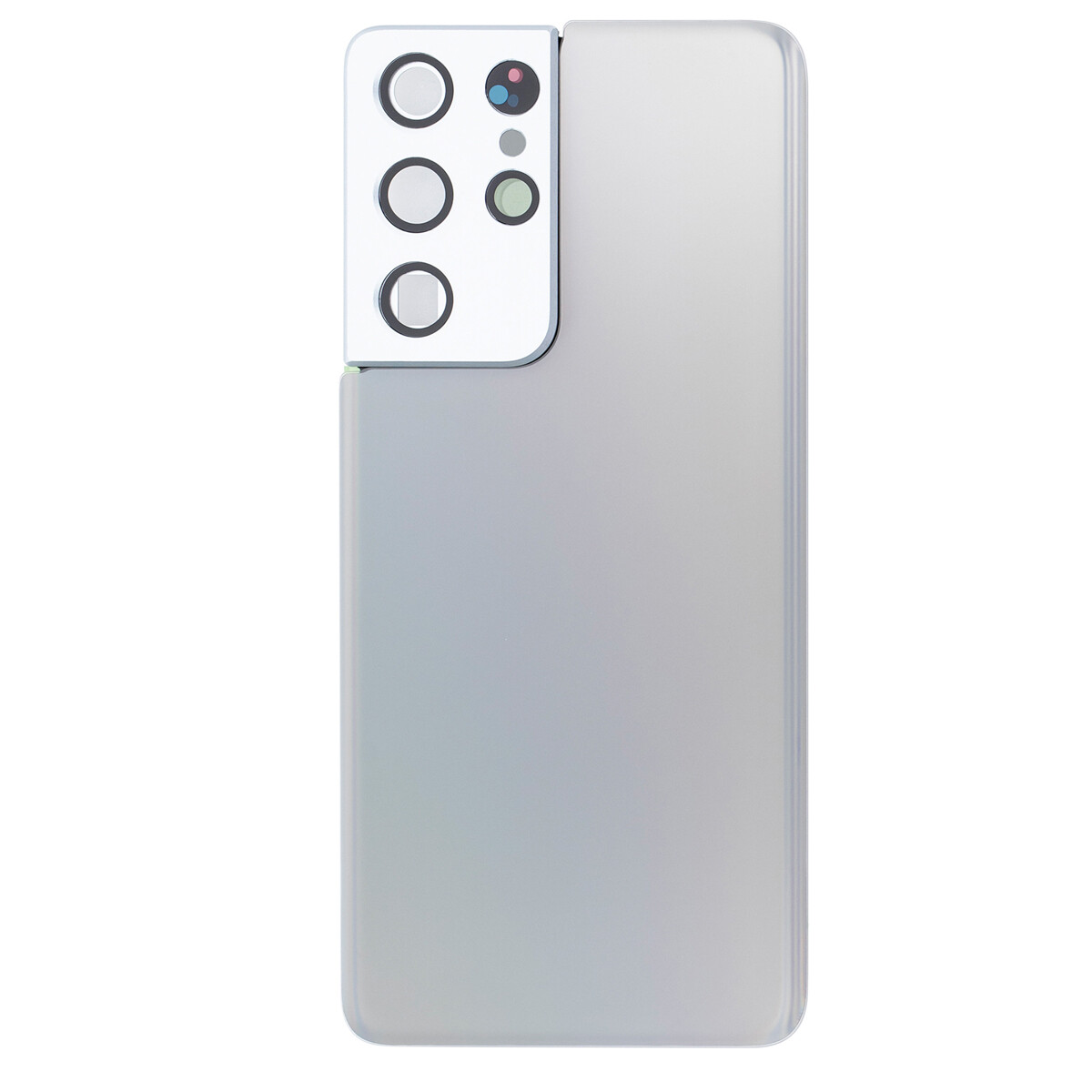 Back Housing Cover + Camera Lens For Samsung Galaxy S21 Ultra 5G -Phantom Silver