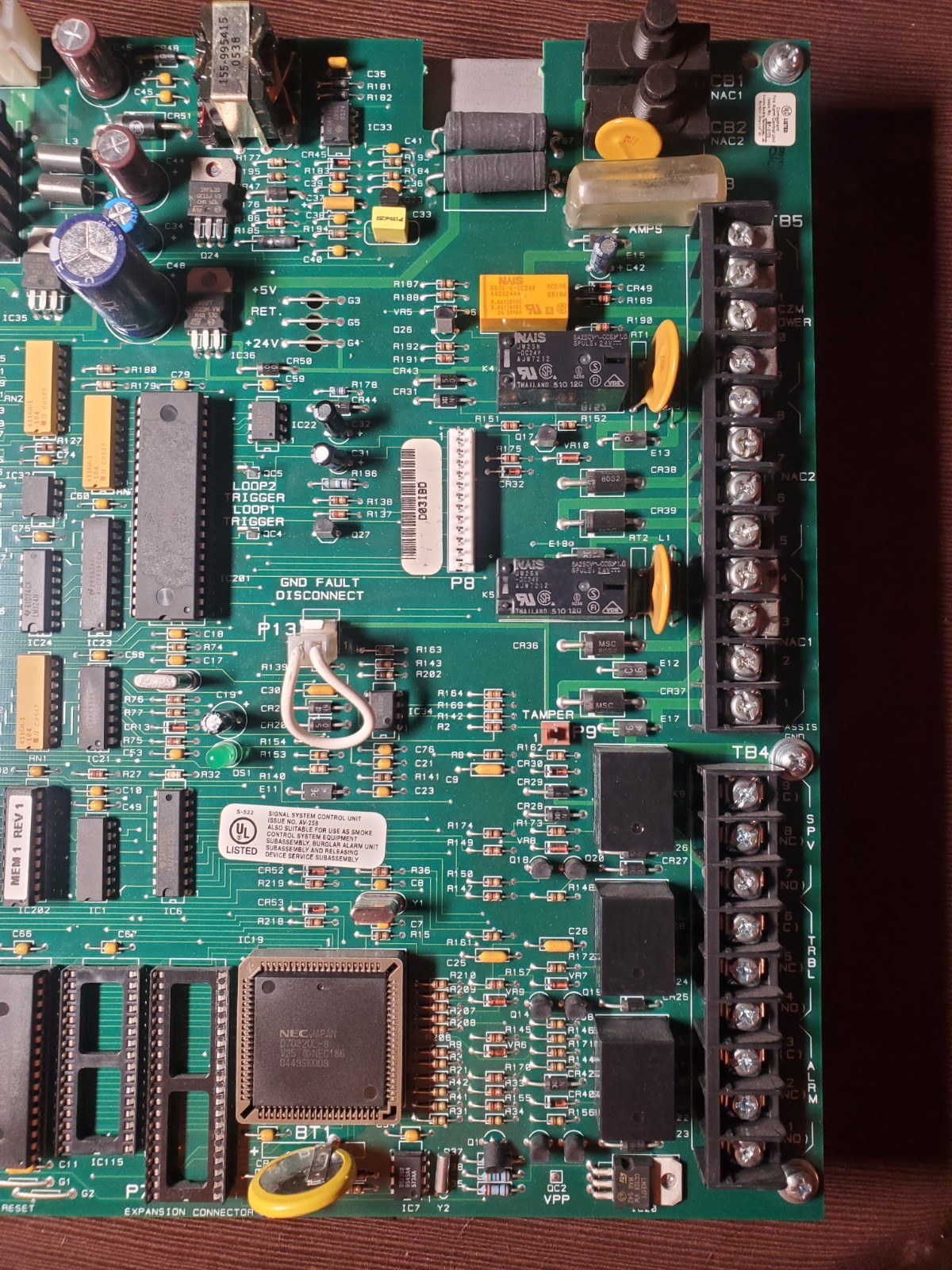 Siemens MMB-2 Fire Alarm Control Panel