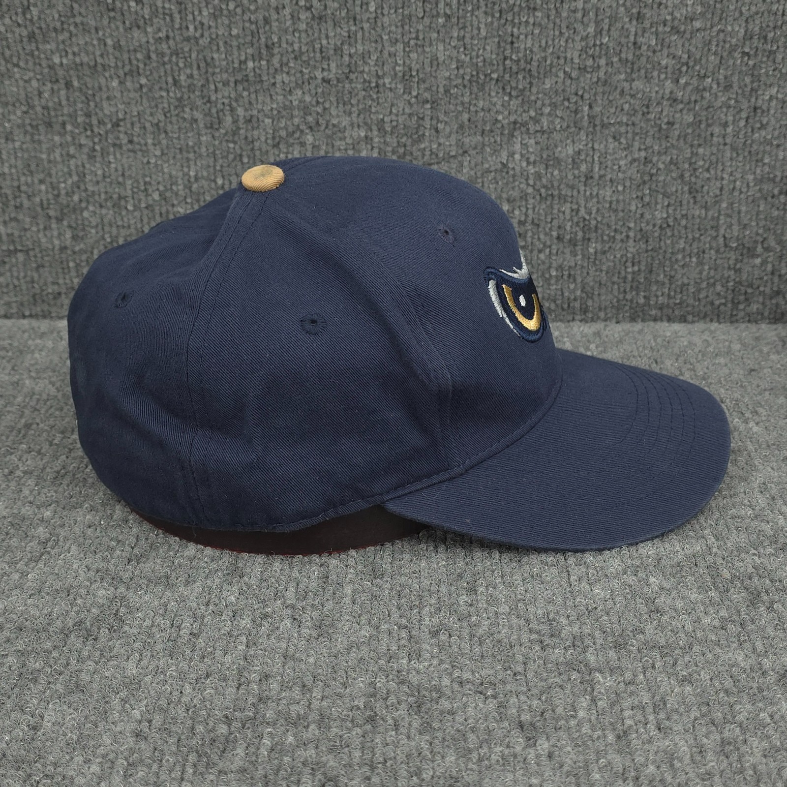 Orem Owlz Hat Cap Fitted Adult Blue Utah Minor League Baseball Mens Fitted 7 1/4