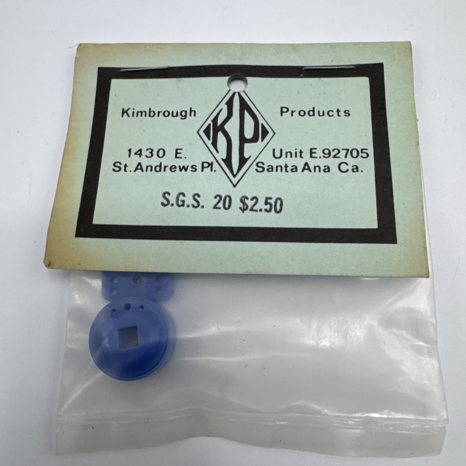 Vintage Kimbrough Products S.G.S. 20 Servo Gear Saver Square Drive 108